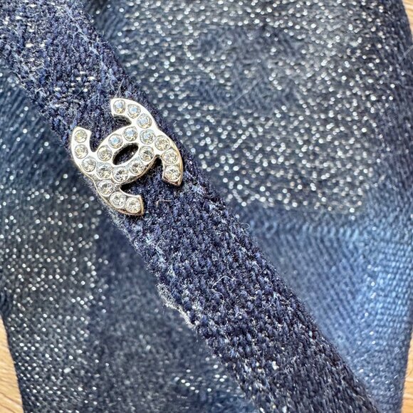 CHANEL 2024 Interlocking CC Logo Flip Flops - Authentic - Picture 3 of 7